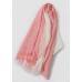 pink sunscreen cotton blended scarf double color fall scarves